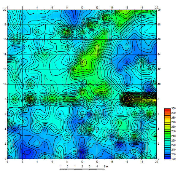 Карта электрического сопротивления.