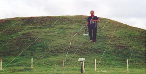 Рис.1. Площадные магнитометрические исследования.